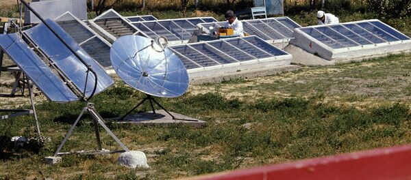 Энергия солнечного излучения Энергия солнечного излучения - Sputnik Узбекистан