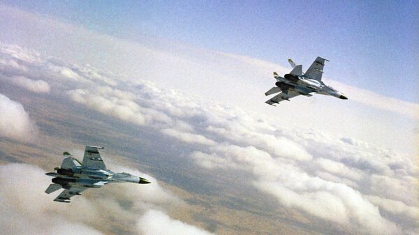 Rossiyskie istrebiteli Su-27 - Sputnik O‘zbekiston