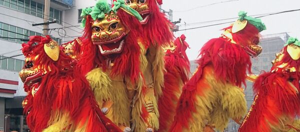 Празднование Нового года в Китае Празднование Нового года в Китае - Sputnik Узбекистан