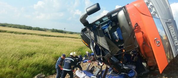 ДТП с автобусами в Хабаровском крае ДТП с автобусами в Хабаровском крае - Sputnik Узбекистан