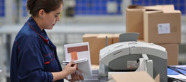 Работа Почты России в Московской области Работа Почты России в Московской области - Sputnik Ўзбекистон