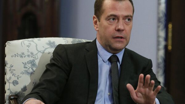 Председатель правительства РФ Д. Медведев - Sputnik Узбекистан