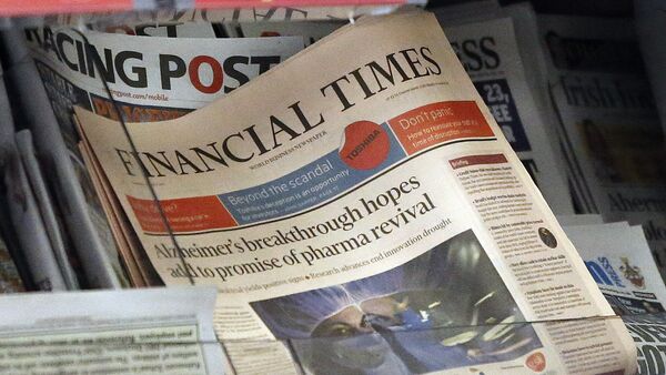 Financial Times на прилавке в Лондоне - Sputnik Узбекистан