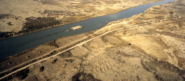 Участок Каракумского канала Участок Каракумского канала - Sputnik Узбекистан