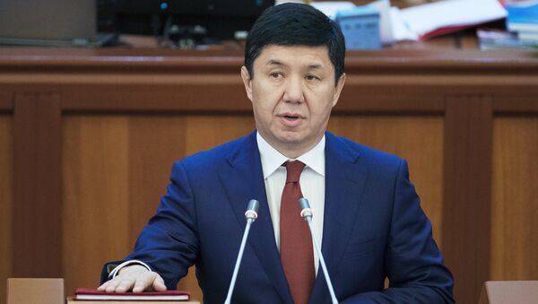 Премьер министр Киргизии Темир Сариев - Sputnik Узбекистан