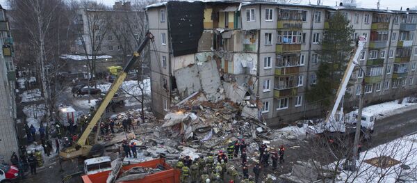 Взрыв бытового газа во Фрунзенском районе города Ярославля Взрыв бытового газа во Фрунзенском районе города Ярославля - Sputnik Узбекистан