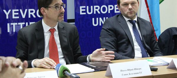 Глава Делегации ЕС в Узбекистане Юрий Штерк Глава Делегации ЕС в Узбекистане Юрий Штерк - Sputnik Узбекистан