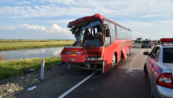 ДТП с автобусами в Хабаровском крае - Sputnik Узбекистан