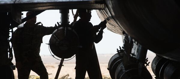 База ВВС сирийской армии в провинции Хомс - Sputnik Узбекистан