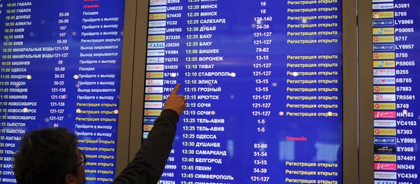 Rabota aeroporta Domodedovo - Sputnik O‘zbekiston