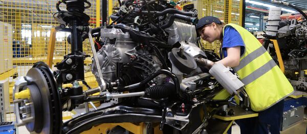 Автомобил конвейери Автомобил конвейери - Sputnik Ўзбекистон