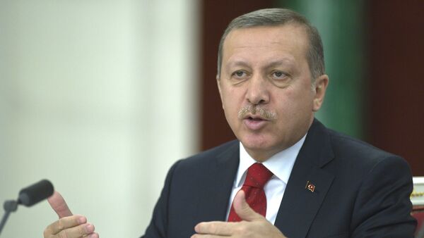 Turkiya prezidenti Rajab Toyib Erdoʻgʻon - Sputnik Oʻzbekiston