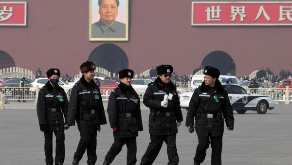 Китайская полиция - Sputnik Ўзбекистон