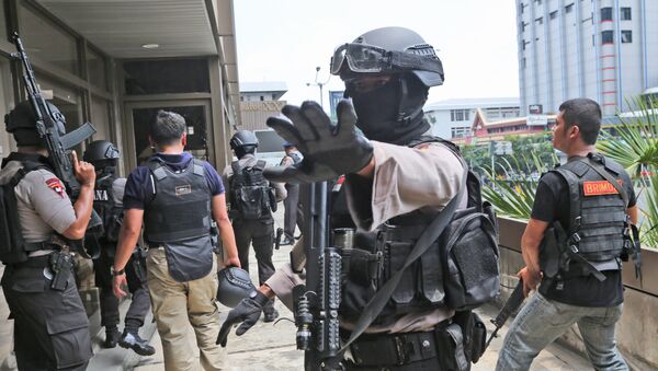 Полиция в Индонезии - Sputnik Ўзбекистон