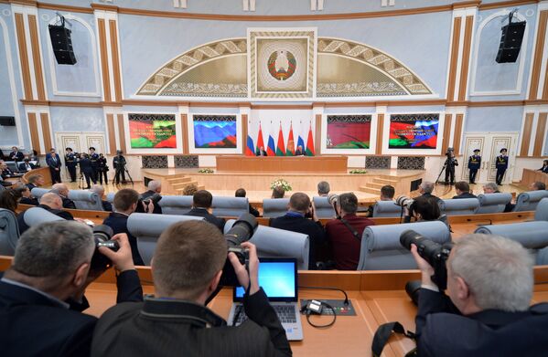 Заседание Высшего Государственного Совета Союзного государства России и Белоруссии - Sputnik Узбекистан