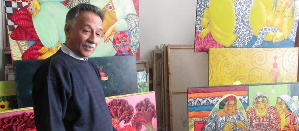 Художник Мухтархан Исанов - Sputnik Узбекистан