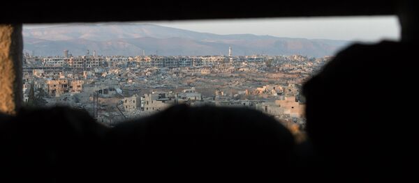 Ситуация в сирийском городе Дамаске Ситуация в сирийском городе Дамаске - Sputnik Узбекистан