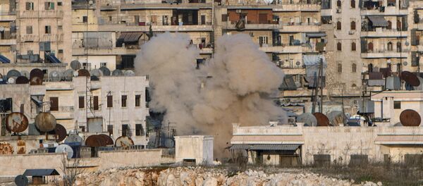 Ситуация в сирийском городе Алеппо Ситуация в сирийском городе Алеппо - Sputnik Узбекистан