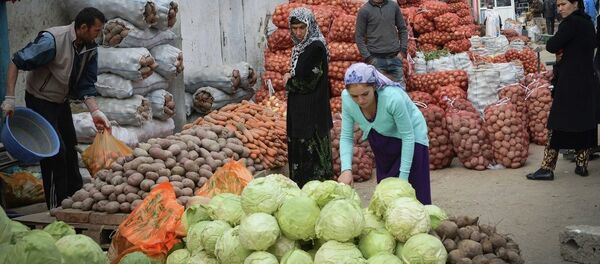 Зелёный рынок в Душанбе - Sputnik Узбекистан