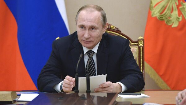 Rossiya prezidenti  Vladimir Putin - Sputnik O‘zbekiston