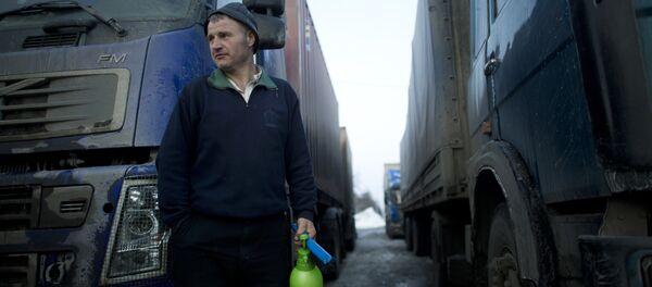 Водитель грузовика - Sputnik Узбекистан