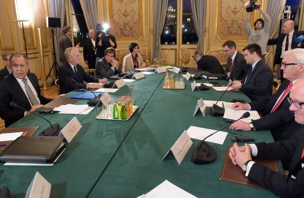 В Париже началась встреча глав МИД нормандской четверки - Sputnik Узбекистан