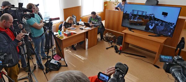 Заседание суда по делу Надежды Савченко Заседание суда по делу Надежды Савченко - Sputnik Узбекистан
