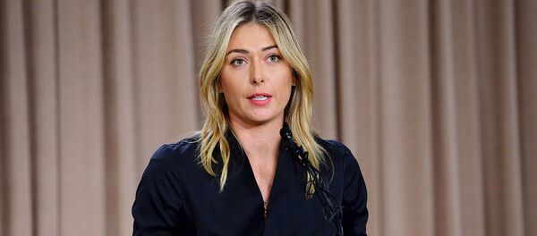 Теннисистка Мария Шарапова на пресс-конференции 7 марта Теннисистка Мария Шарапова на пресс-конференции 7 марта - Sputnik Узбекистан