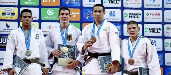 Победа узбекских дзюдоистов Победа узбекских дзюдоистов - Sputnik Узбекистан