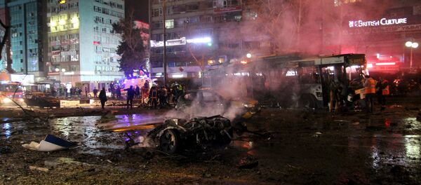 Анқарада 13 март куни содир этилган теракт - Sputnik Ўзбекистон