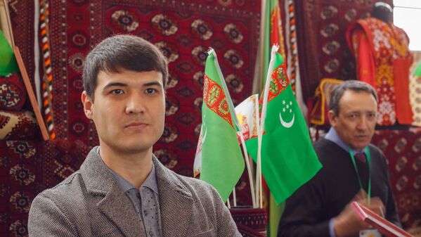На стенде Туркменистана - Sputnik Узбекистан