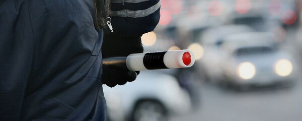 Работа сотрудников ГИБДД Работа сотрудников ГИБДД - Sputnik Ўзбекистон