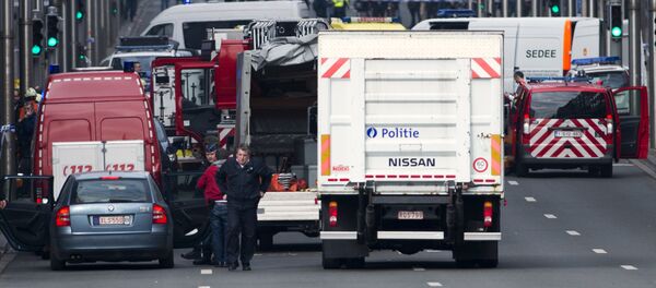 Ситуация в Брюсселе после серии взрывов Ситуация в Брюсселе после серии взрывов - Sputnik Узбекистан