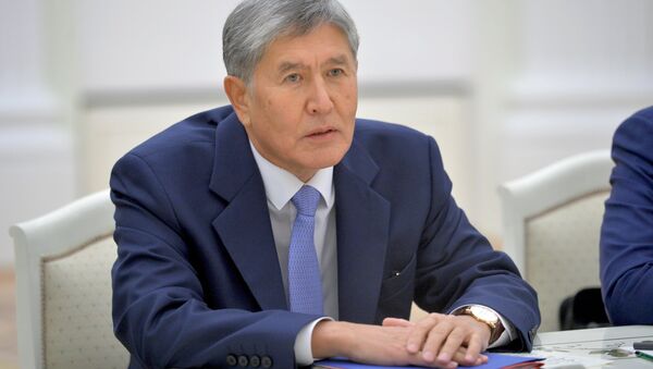 Qirg‘iziston Respublikasi prezidenti Almazbek Atambayev - Sputnik O‘zbekiston