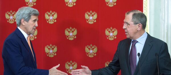 Пресс-конференция главы МИД РФ С. Лаврова и госсекретаря США Д. Керри в Москве - Sputnik Узбекистан