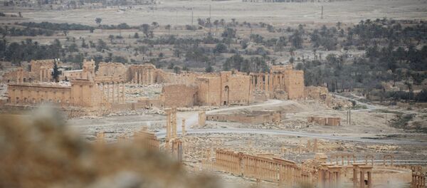 Освобожденная от боевиков древняя часть Пальмиры - Sputnik Узбекистан