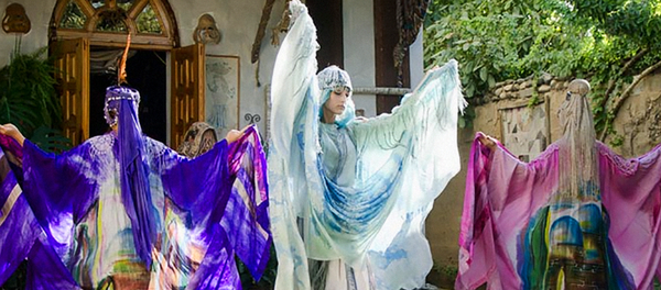 Изделия модельера Валентины Романенко Изделия модельера Валентины Романенко - Sputnik Узбекистан