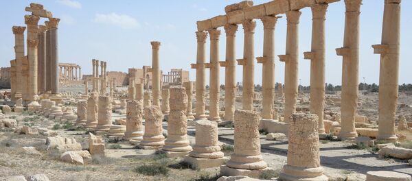 Разрушенная историческая часть Пальмиры Разрушенная историческая часть Пальмиры - Sputnik Узбекистан
