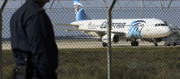 Ларнаки аэропортида полициячи Ларнаки аэропортида полициячи - Sputnik Ўзбекистон