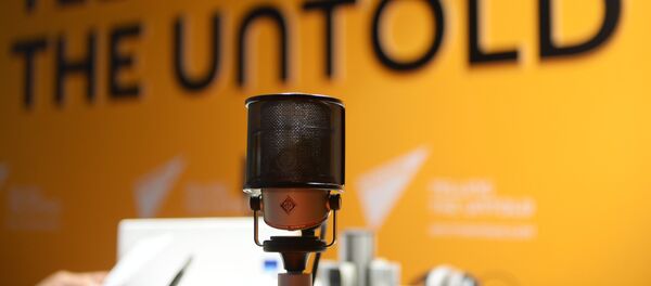 В студии радио Sputnik - Sputnik Узбекистан