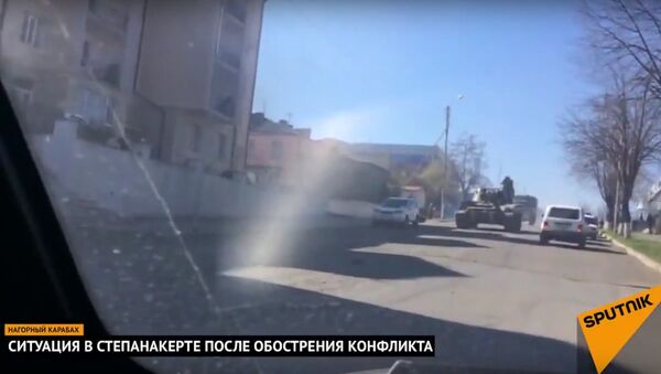 Видео Ситуация в Степанакерте после обострения конфликта - Sputnik Узбекистан