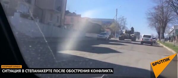 Видео Ситуация в Степанакерте после обострения конфликта Видео Ситуация в Степанакерте после обострения конфликта - Sputnik Узбекистан