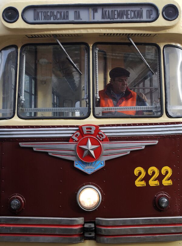 Трамвайное депо имени И.В. Русакова в Москве - Sputnik Узбекистан