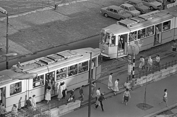 Трамваи на улицах Будапешта - Sputnik Узбекистан