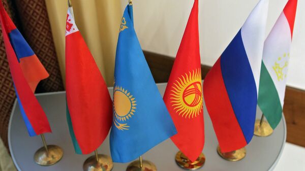 Флаги стран-участниц Шанхайской организации сотрудничества - Sputnik Узбекистан