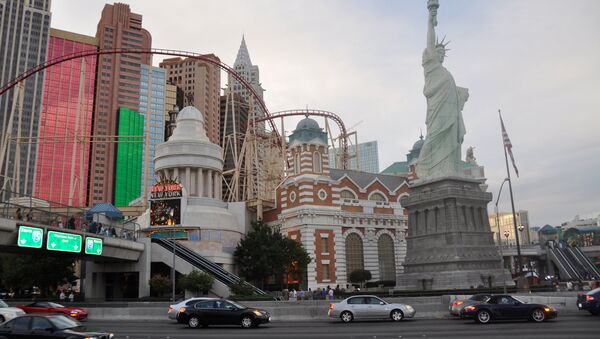 Las Vegas Nevada, otel-kazino Nyu-York-Nyu-York - Sputnik O‘zbekiston