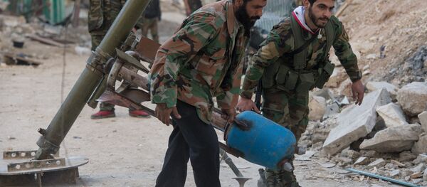 Ситуация в сирийском городе Алеппо Ситуация в сирийском городе Алеппо - Sputnik Ўзбекистон