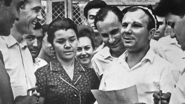 Yuriy Gagarin Toshkentda,  1961-yil - Sputnik O‘zbekiston
