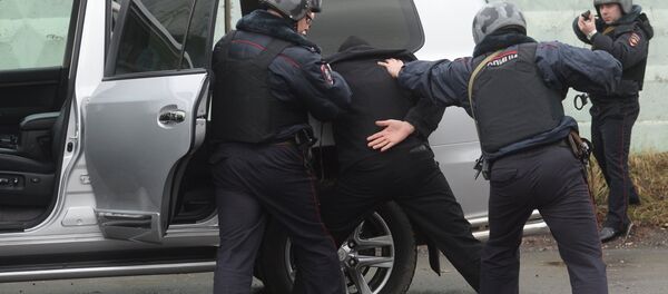 Работа вневедомственной охраны московской полиции Работа вневедомственной охраны московской полиции - Sputnik Ўзбекистон