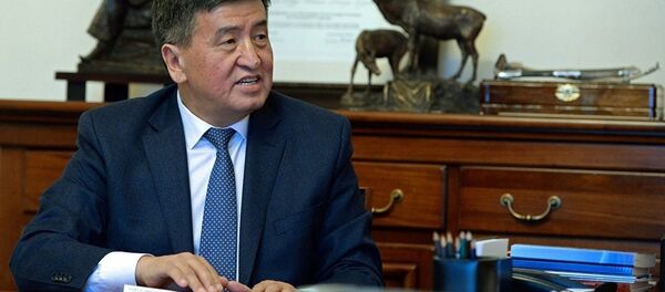 Премьер-министр Сооронбай Жээнбеков Премьер-министр Сооронбай Жээнбеков - Sputnik Ўзбекистон